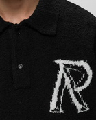 Represent Initial Boucle Polo Black - Mens - Pullovers