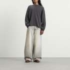 Won Hundred Men's Steven Long Sleeve Ribbed T-shirt in Asphalt