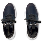 TOM FORD - Jago Neoprene, Suede and Mesh Sneakers - Blue