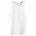 Tommy Jeans Women's Essential Rib Tank Top in White