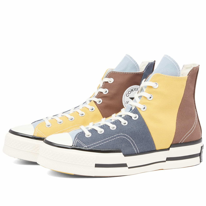 Photo: Converse Men's Chuck Taylor 1970S Plus Material Mashup Sneakers in Squirrel Friend/Navy