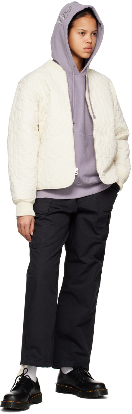 Stüssy Purple Back Appliqué Hoodie