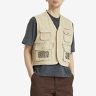 Kenzo Men's Workwear Gilet in Beige