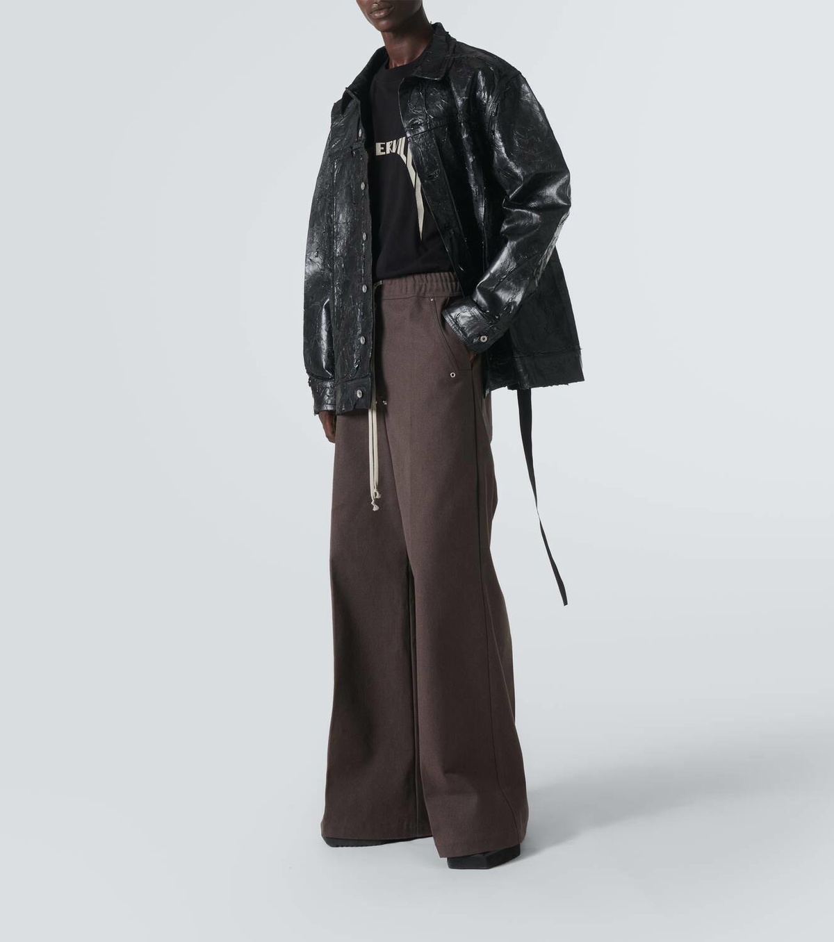 ブルゾン drkshdw coated long ma-1 blouson jacket DRKSHDW by Rick Owens Coated denim jacket Rick Owens Drkshdw
