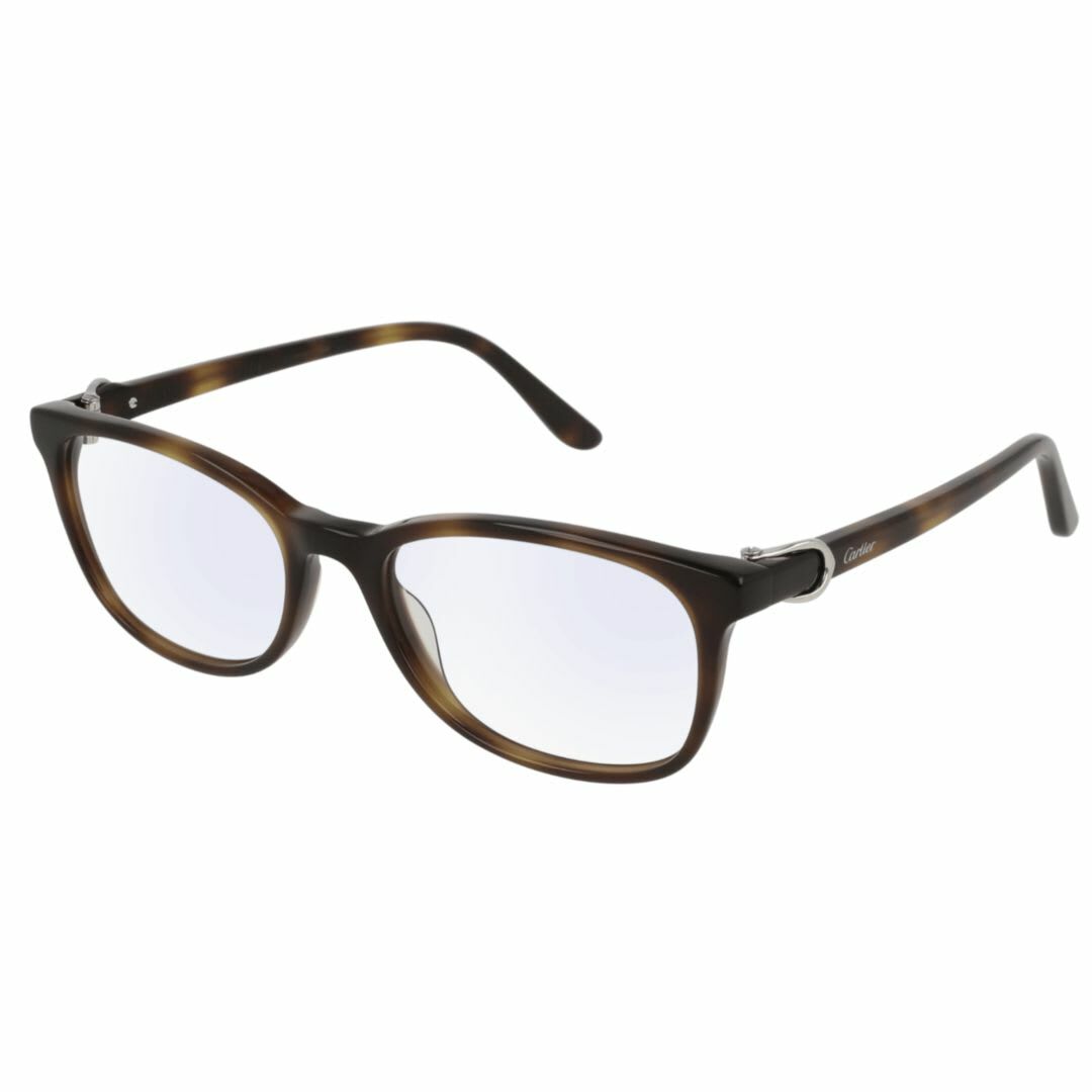 メガネ Cartier Cartier - CT0008O - 007 havana havana transpa Cartier Eyewear Ct0008o007 Havana Havana Transpa Cartier