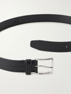 NN07 - Ever 90030 3cm Leather Belt - Black