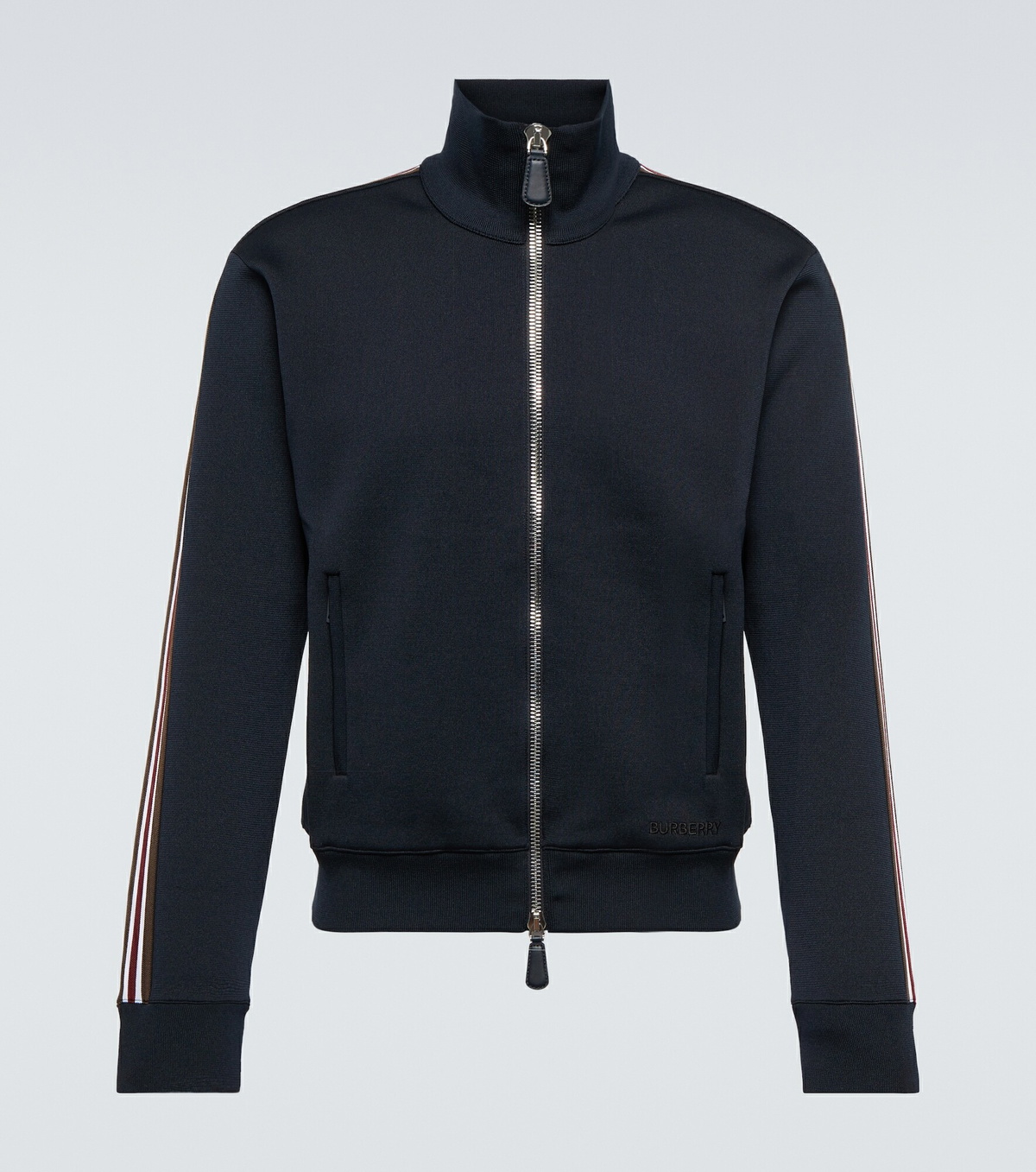 BURBERRY ストライプ ジップアップアウター Burberry - Stripe zip-up jacket Burberry
