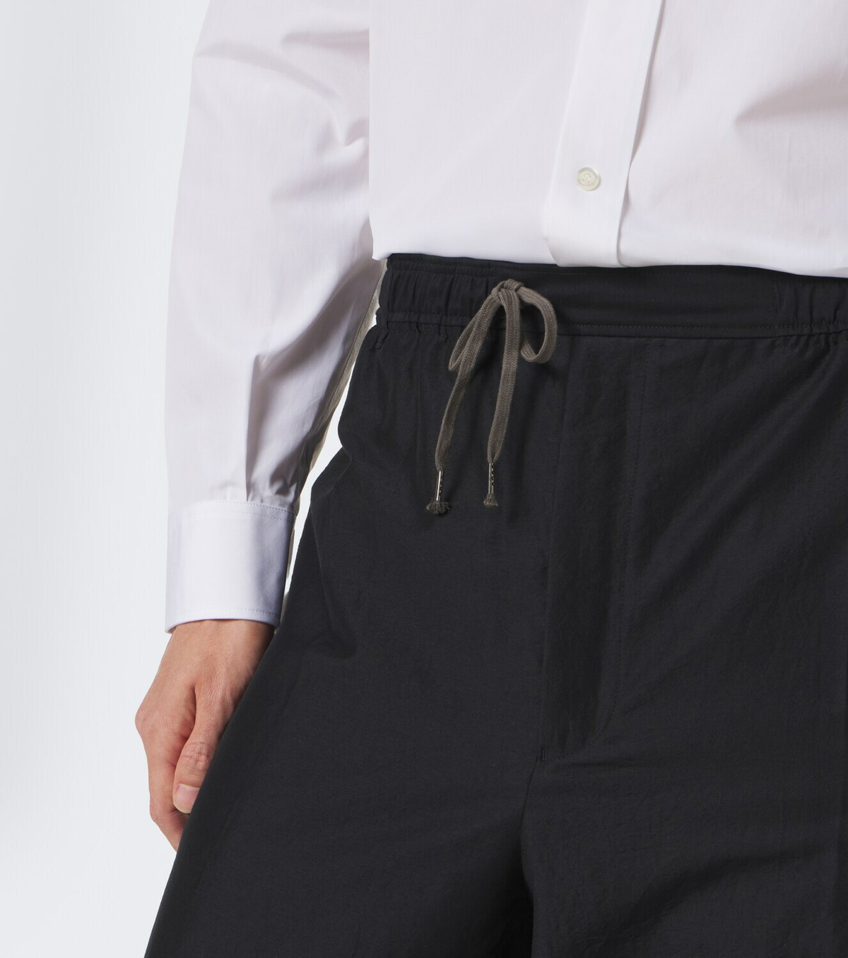 Maison Margiela Cotton and silk-blend straight pants
