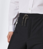 Maison Margiela Cotton and silk-blend straight pants