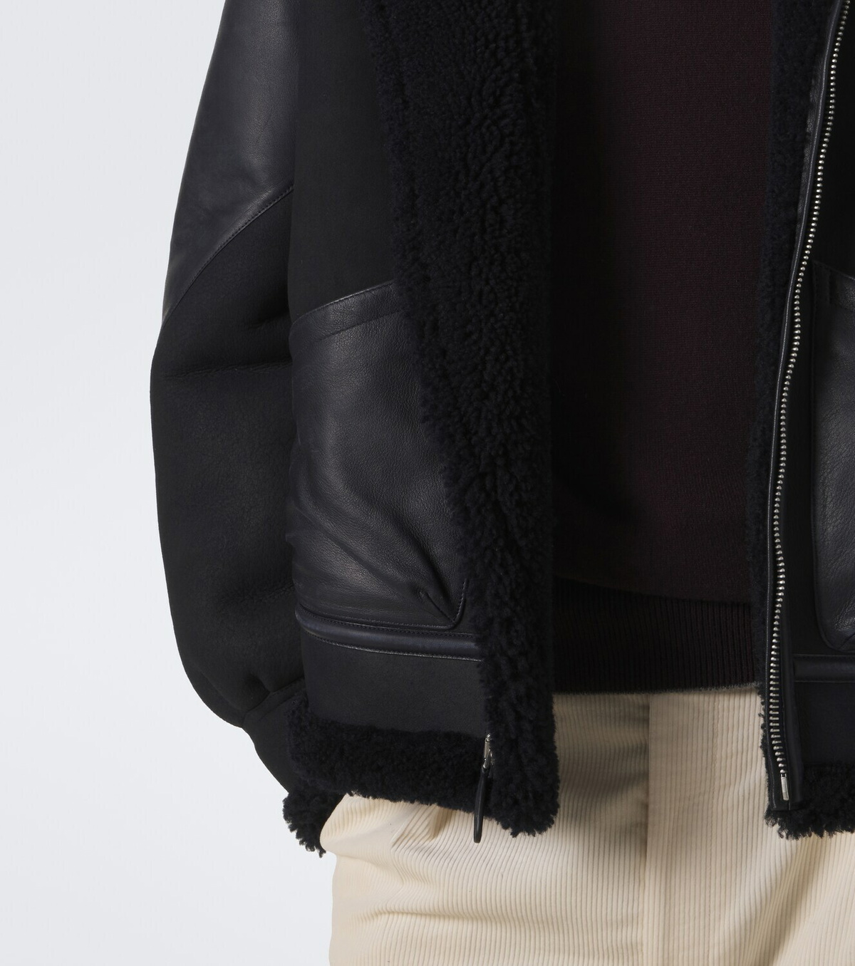 Ralph Lauren Purple Label Lutton shearling-lined leather jacket
