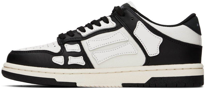 AMIRI Black & White Skel Top Low Sneakers Amiri