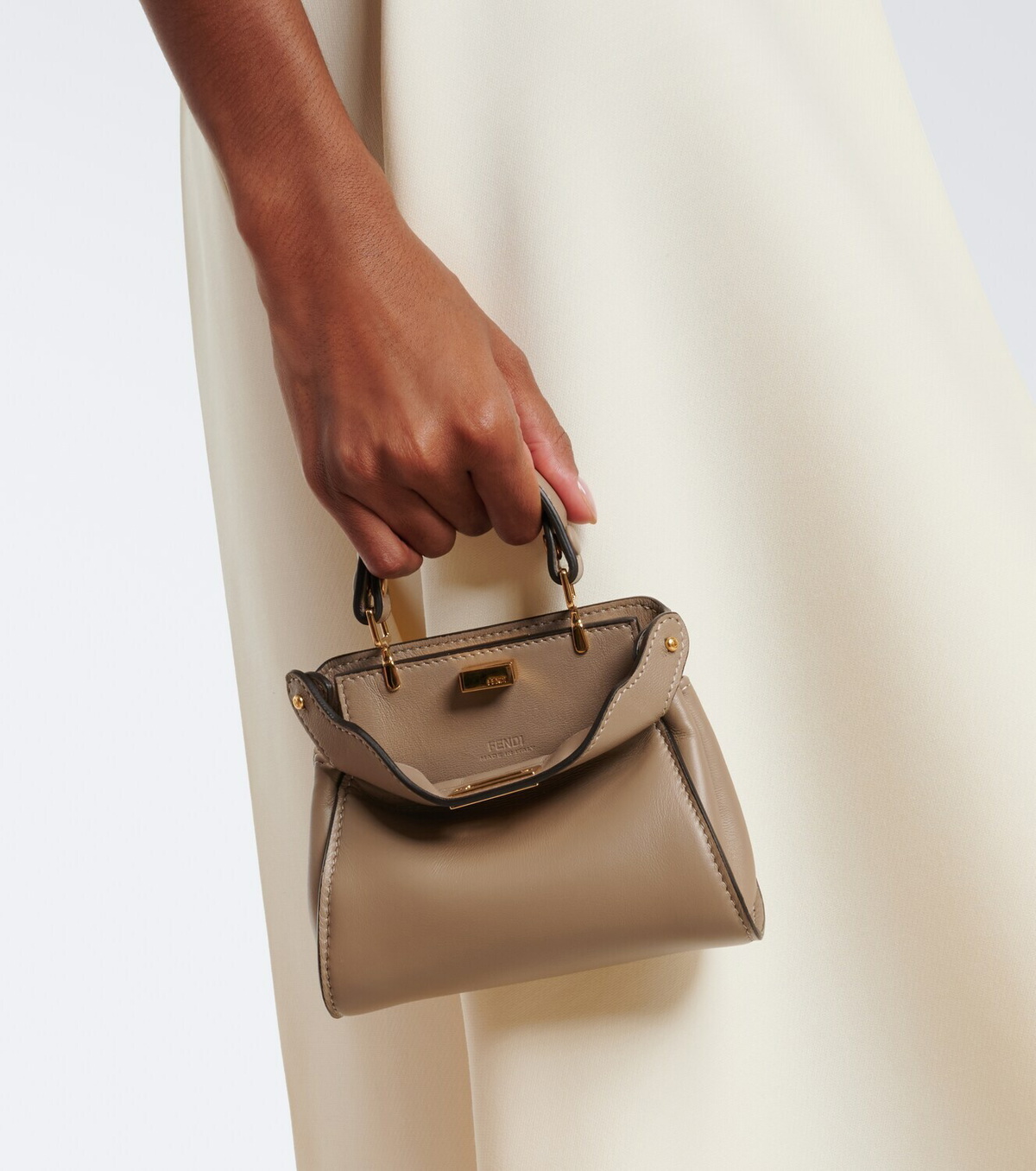 Fendi Peekaboo® Nano leather top-handle bag