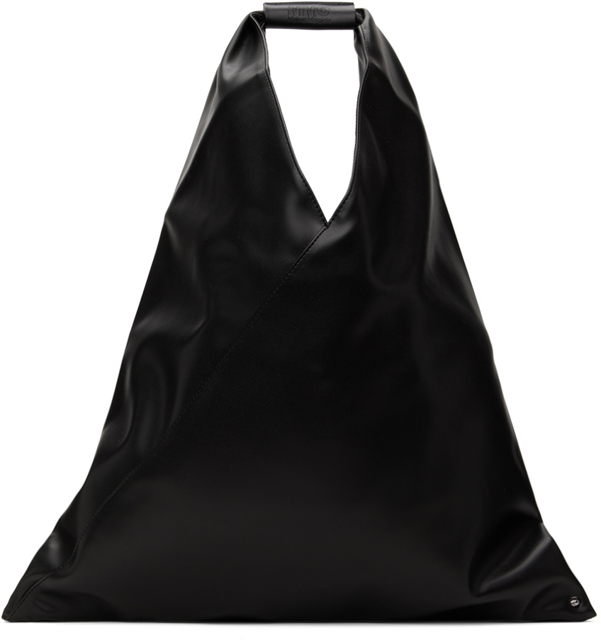 MM6 Maison Margiela Black Classic Medium Tote MM6 Maison Margiela mm6-maison-margiela-black-classic-medium-tote-mm6-maison-margiela