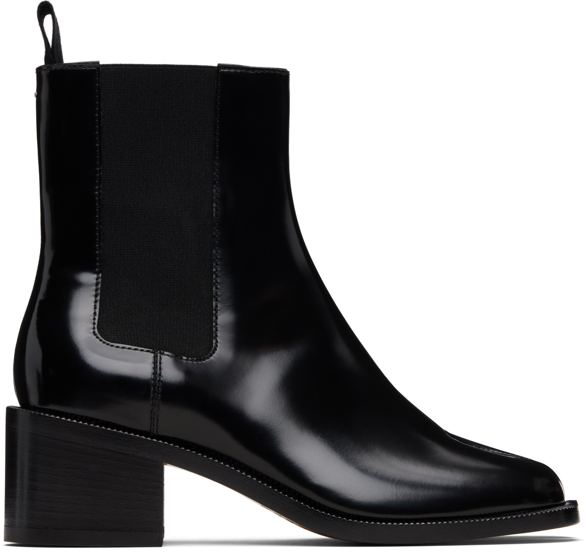 Maison Margiela Black Tabi City Chelsea Boots