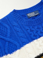Polo Ralph Lauren - Striped Cable-Knit Wool and Alpaca-Blend Sweater - Multi