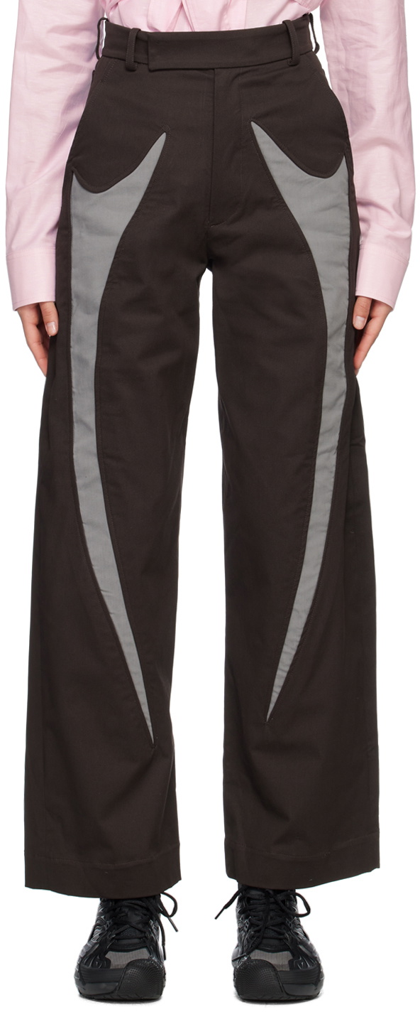 Strongthe SSENSE Exclusive Black & Gray Sword Trousers
