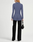 Chiara Boni La Petite Robe Womens Top Slate in Blue