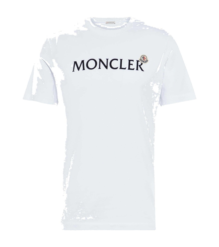 Photo: Moncler - Printed cotton jersey T-shirt