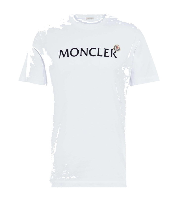 Photo: Moncler - Printed cotton jersey T-shirt