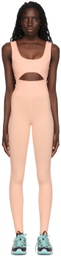 Live the Process Pink Cutout Bodysuit