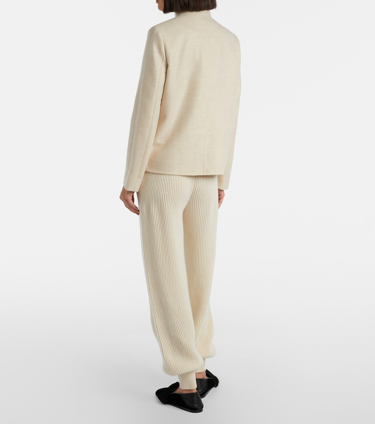 Loro Piana Juniper ribbed-knit cashmere sweatpants