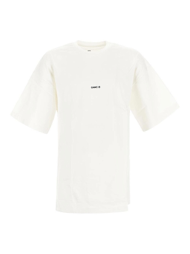 Photo: Oamc Logo Cotton T Shirt