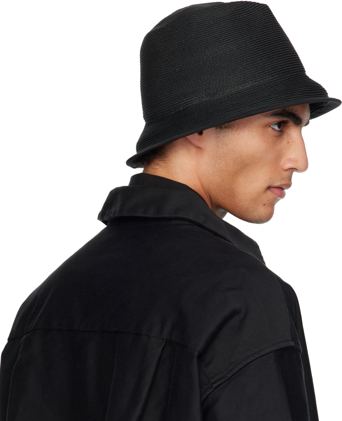 CASEY CASEY Black Braided Hat