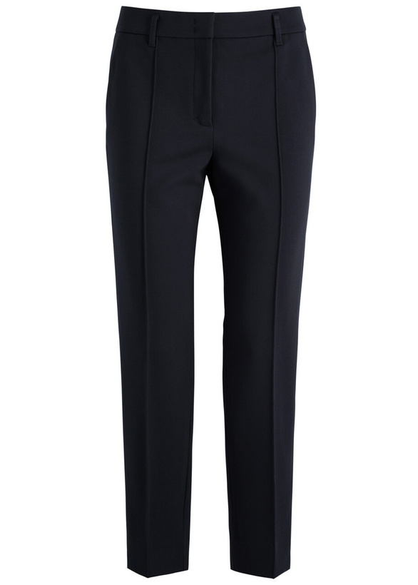 Photo: Dorothee Schumacher Slim-leg Stretch-jersey Trousers Navy