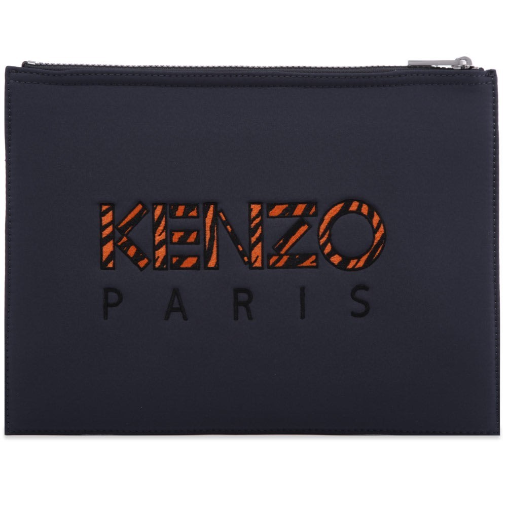 Kenzo A4 Embroidered Neoprene Pouch Kenzo