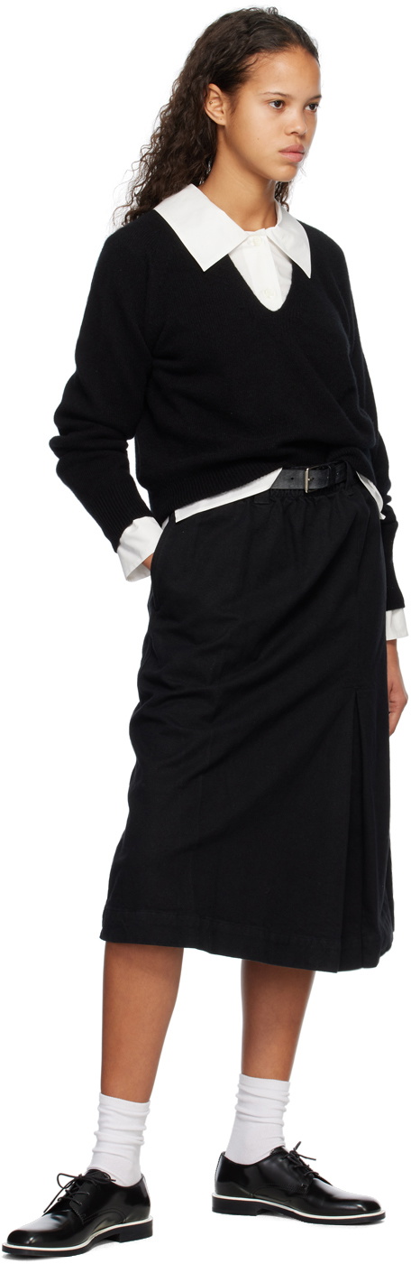 Margaret Howell Black Cropped Sweater