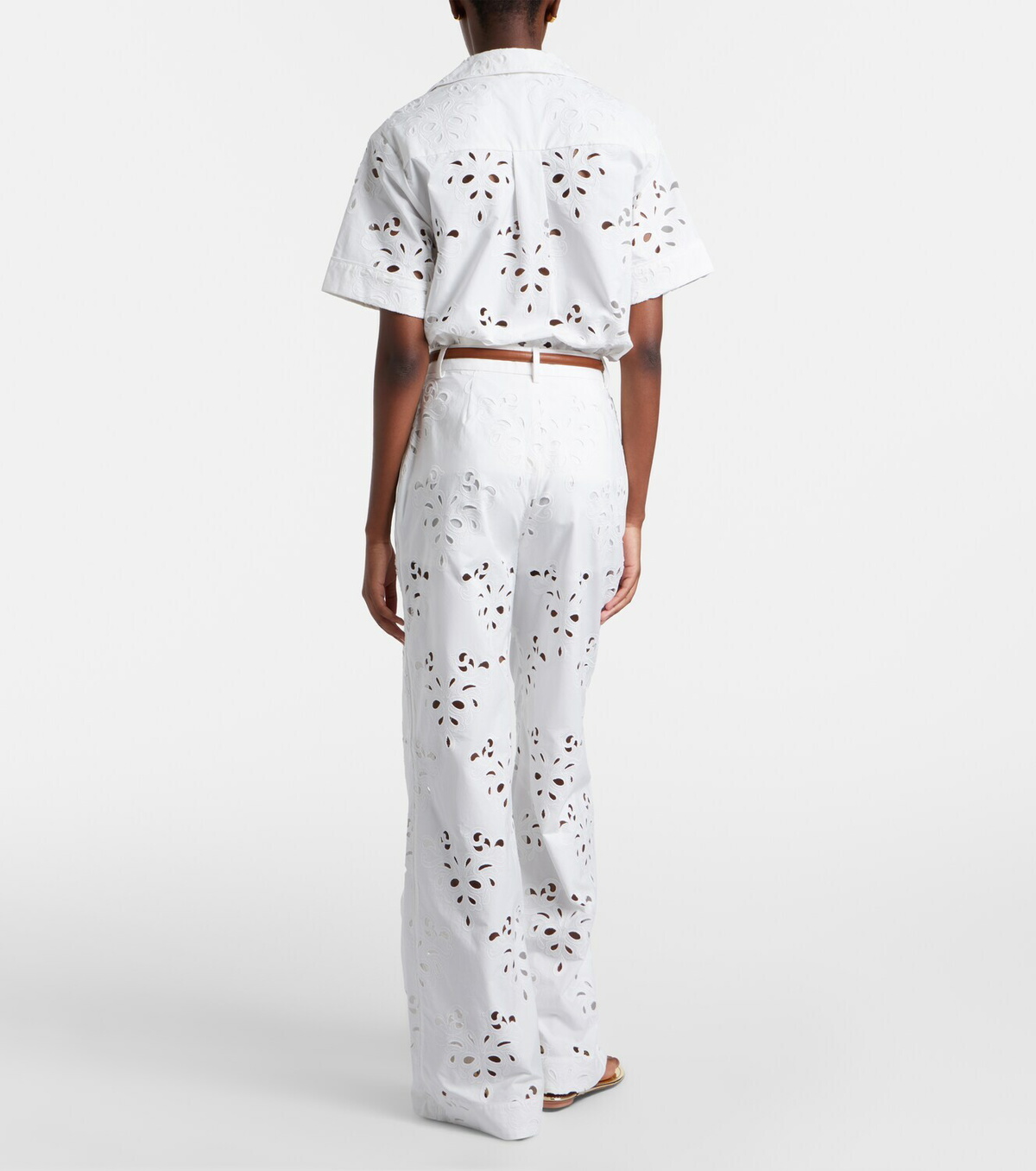 Rebecca Vallance Artesan broderie anglaise flared pants