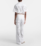 Rebecca Vallance Artesan broderie anglaise flared pants