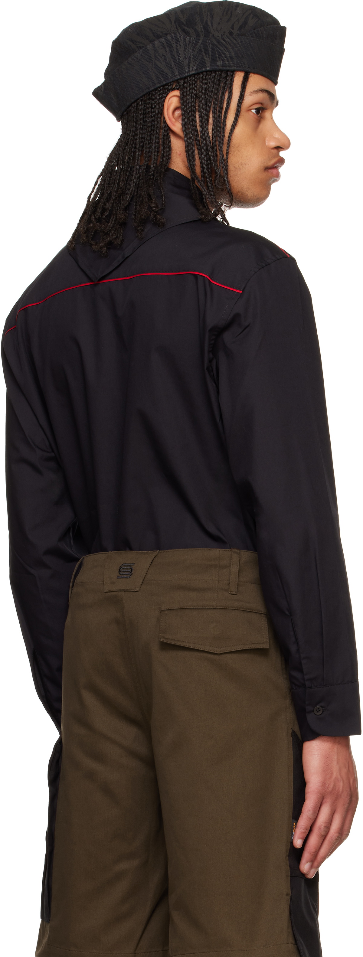 Olly Shinder Black Ceremony Shirt