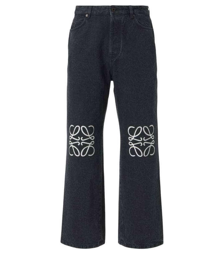 Photo: Loewe Anagram wide-leg jeans