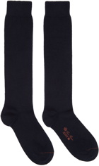 Loro Piana Navy Classic Cashmere Socks