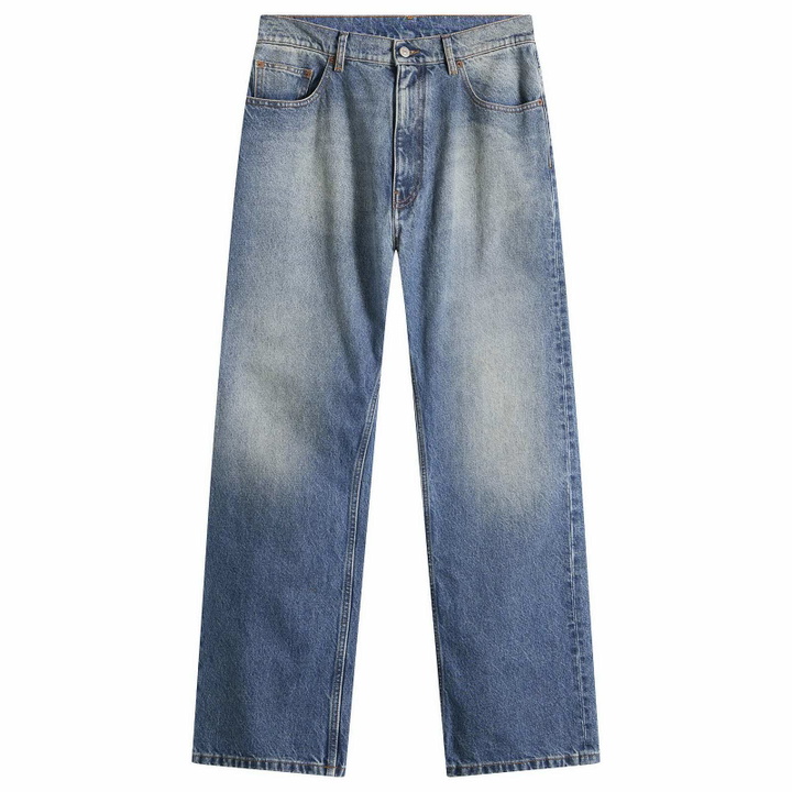 Photo: MM6 Maison Margiela Men's Pants 5 Pockets in Blue