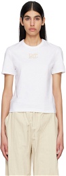 Recto White Embroidered T-Shirt