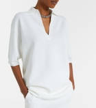 Max Mara Knitted crêpe top