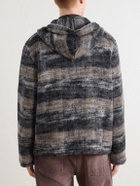Our Legacy - Full Zip Wool-Blend Hooded Blouson Jacket - Gray