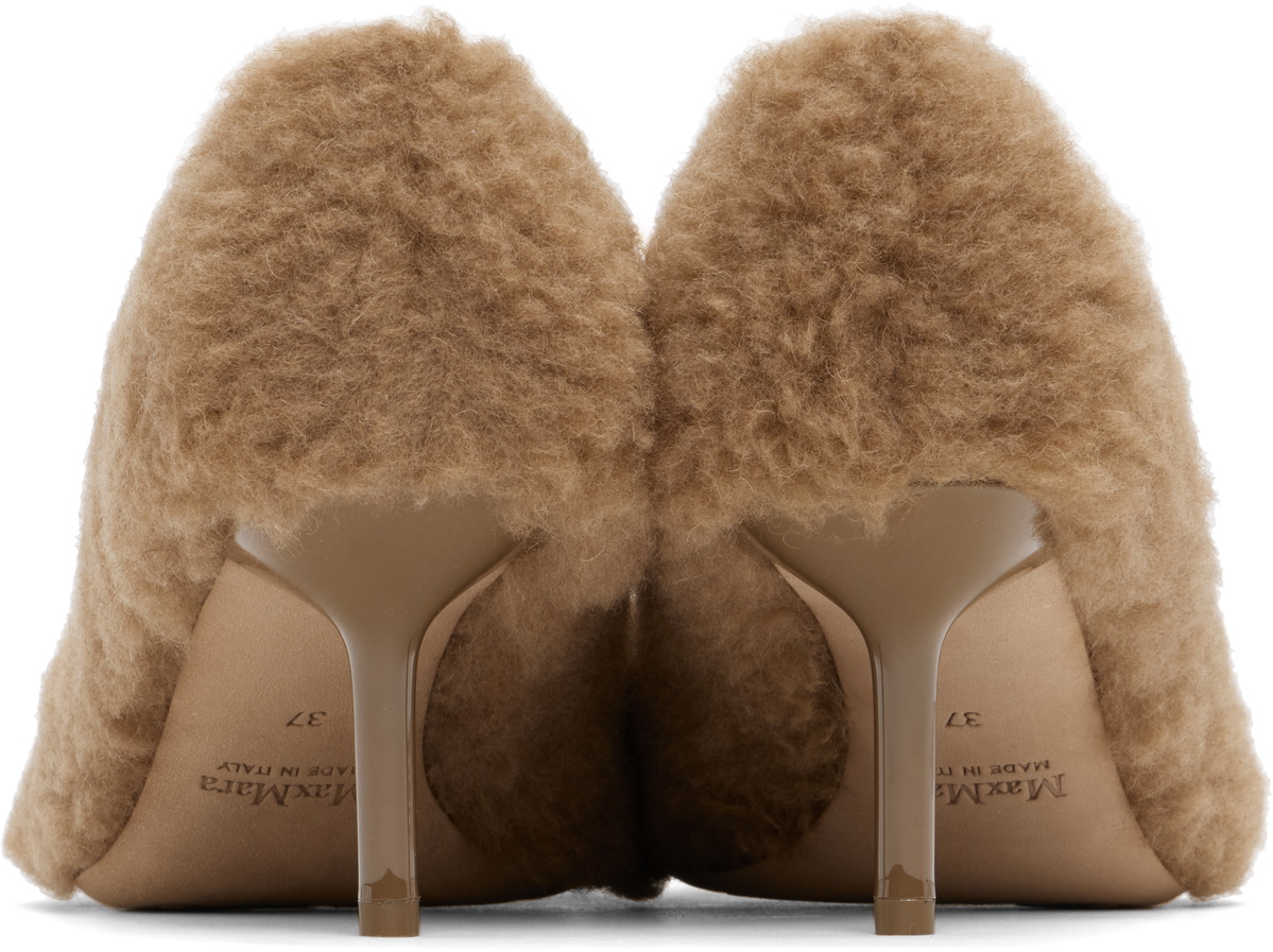 Max Mara Tan Teddy Pumps