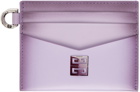 Givenchy Purple 4G Card Holder