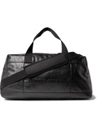 SAINT LAURENT - Logo-Embossed Leather Holdall - Black