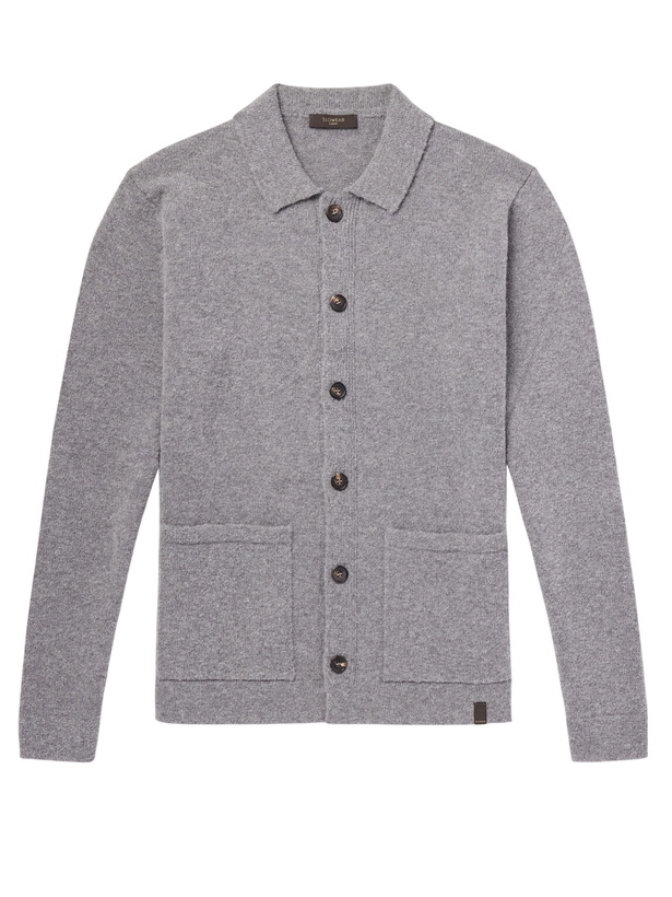 Photo: Slowear - Zanone Wool-Blend Cardigan - Gray