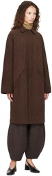 YMC Brown Tyrell Trench Coat