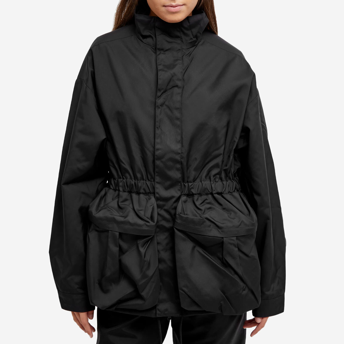 Wardrobe.nyc Women's Longline Parka Jacket in Black WARDROBE.NYC Wardrobe.nyc Women's Longline Parka Jacket in Black WARDROBE.NYC