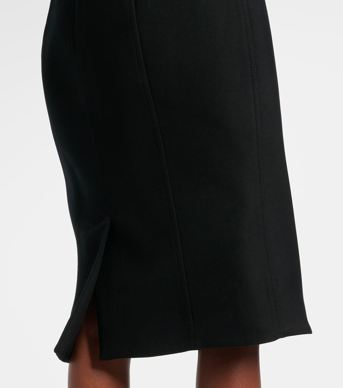 Bottega Veneta Strapless wool midi dress