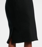 Bottega Veneta Strapless wool midi dress