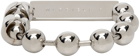 MM6 Maison Margiela Silver Metal Bead Bracelet