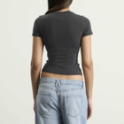 SKIMS Women's Cotton Jersey T-Shirt in Soot