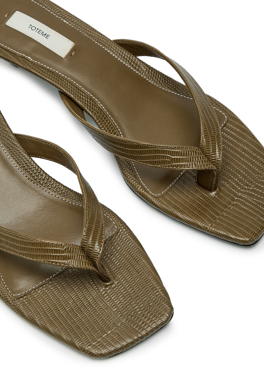 Toteme Leather thong sandals Toteme